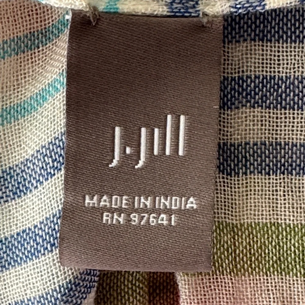 J. Jill Multicolor Striped Scarf